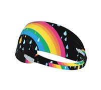 Elastic Sports Headband Hairband YYHWHJDE Tears of a sunny day Picture Soft, Breathable, Quick-Dry