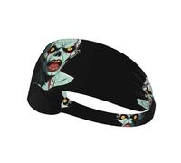 Elastic Sports Headband Hairband YYHWHJDE The cruel demon Pattern Soft, Breathable, Quick-Dry