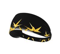 Elastic Sports Headband Hairband YYHWHJDE Thousand paper cranes in the sun Pattern Quick Drying, Moisture Wicking