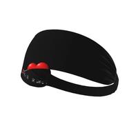 Elastic Sports Headband Hairband YYHWHJDE Valentine's Day Gift Prints Athletic Band for Women, Men
