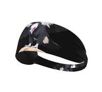 Elastic Sports Headband Hairband YYHWHJDE Vulture On The Rock Picture Quick Drying, Moisture Wicking