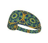 Elastic Sports Headband Hairband YYHWHJDE Yin Yang Totem Pattern Soft, Breathable, Quick-Dry
