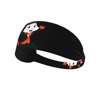 Elastic Sports Headband Jumping Magic Rabbit Printing Soft and Comfortable Moisture-Wicking Suitable for Yoga and Running