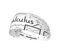 Elastic sports headband Math Geometry Geek Calculus printed elastic sports headband suitable for sports travel and indoor fitness