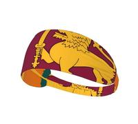 Elastic Sports Headband Sri Lanka Flag Printed Elastic Sports Headband Suitable for Sports Travel and Indoor Fitness