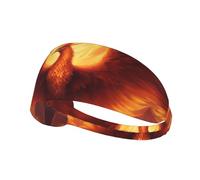 Elastic Sports Headband, Sweat Absorbing Headband, Beautiful Phoenix Outdoor Sports Elastic Headband Fitness Sports Yoga Cycling Headband