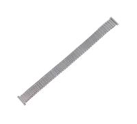 Elastic Stainless Steel Watch Band Unisex Metal Watch Strap(Silver,12mm)