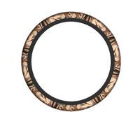 Elastic Steering Wheel Cover AEKGOHP pheasant hunting Prints Anti-Slip, Durable, Fits Most Vehicles
