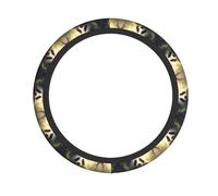 Elastic Steering Wheel Cover BROLEO Cute Panda Plant Printed Fits Most Vehicles Including Sedans, SUVs, ATVs, and Trucks