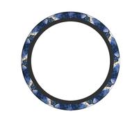 Elastic Steering Wheel Cover BROLEO Elf Stone Printing Anti-Slip, Durable, Fits Most Vehicles