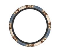 Elastic Steering Wheel Cover BROLEO Lamb with A Lion On The Clouds Printed Fits Most Vehicles Including Sedans, SUVs, ATVs, and Trucks