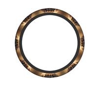 Elastic Steering Wheel Cover BROLEO Pekingese Dog Printed Fits Most Vehicles Including Sedans, SUVs, ATVs, and Trucks