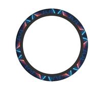 Elastic Steering Wheel Cover BROLEO Science Fiction Future Printed Fits Most Vehicles Including Sedans, SUVs, ATVs, and Trucks