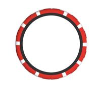 Elastic Steering Wheel Cover BROLEO Swiss Flag Printing Anti-Slip, Durable, Fits Most Vehicles