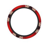 Elastic Steering Wheel Cover Christmas Magic Printed And Thickened Anti-Slip Protective Cover Suitable For SUVs