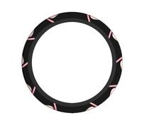 Elastic Steering Wheel Cover CLDBMD Embroidered flamingo print Printed Fits Most Vehicles Including Sedans, SUVs, ATVs, and Trucks