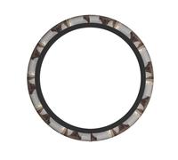 Elastic Steering Wheel Cover CLDBMD Ghost in the Desert Printed Fits Most Vehicles Including Sedans, SUVs, ATVs, and Trucks