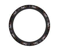 Elastic Steering Wheel Cover Copper-Colored Skull Printed car Steering Wheel Cover Suitable for Cars Trucks and SUVs