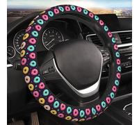 Elastic Steering Wheel Cover, Donut Universal 15 Inch Non-Slip Breathable Steering Wheel Protector, Car Accessories Fit Suvs, Truck, Sedans, Auto