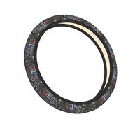 Elastic Steering Wheel Cover Physics-Science-Elements-Doodles Anti-Slip Breathable Stretch Steering Wheel Protective Cover Microfiber Interior Accessories Fit Most Cars (38cm/15in)