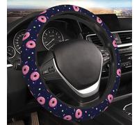 Elastic Steering Wheel Cover, Space Donut Universal 15 Inch Non-Slip Breathable Steering Wheel Protector, Car Accessories Fit Auto, Truck, Suvs, Sedans