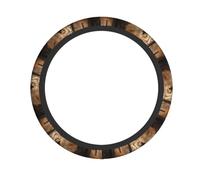 Elastic steering wheel cover WHJDPP Brown bear in autumn Picture comfortable and non-slip, relieves hand fatigue, suitable for cars and trucks