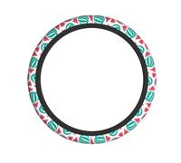 Elastic steering wheel cover WHJDPP Fruits Watermelon Picture comfortable and non-slip, relieves hand fatigue, suitable for cars and trucks