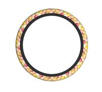 Elastic steering wheel cover WHJSHOP Ice Cream Prints comfortable and non-slip, relieves hand fatigue, suitable for cars and trucks