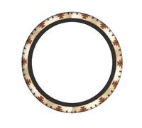 Elastic steering wheel cover WHJSHOP Native American Patterns Prints comfortable and non-slip, relieves hand fatigue, suitable for cars and trucks