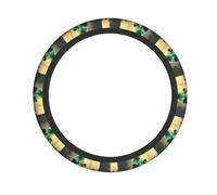 Elastic Steering Wheel Cover XBKGOHA Angry little dinosaur Printing Fits Most Vehicles Including Sedans, SUVs, ATVs, and Trucks