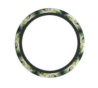 Elastic Steering Wheel Cover XBKGOHA Beautiful White Swan Printing Fits Most Vehicles Including Sedans, SUVs, ATVs, and Trucks