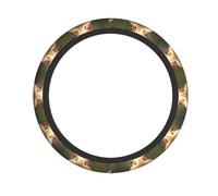 Elastic Steering Wheel Cover XBKGOHA Cute Guinea Pig Printing Fits Most Vehicles Including Sedans, SUVs, ATVs, and Trucks