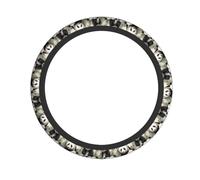 Elastic Steering Wheel Cover XBKGOHA Giant panda watching the fun Printing Fits Most Vehicles Including Sedans, SUVs, ATVs, and Trucks
