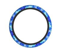Elastic Steering Wheel Cover XBKGOHA Gorgeous Northern Lights Printing Fits Most Vehicles Including Sedans, SUVs, ATVs, and Trucks