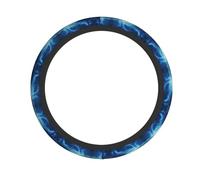 Elastic Steering Wheel Cover XBKGOHA lightning in a flash Printing Fits Most Vehicles Including Sedans, SUVs, ATVs, and Trucks