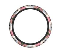 Elastic Steering Wheel Cover XBKGOHA Lovely Maltese Dog Printing Fits Most Vehicles Including Sedans, SUVs, ATVs, and Trucks