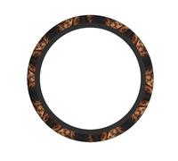 Elastic Steering Wheel Cover XBKGOHA The Lion's Gaze Printing Fits Most Vehicles Including Sedans, SUVs, ATVs, and Trucks