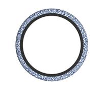 Elastic steering wheel cover YUGTAEE Evil eyes Printing comfortable and non-slip, relieves hand fatigue, suitable for cars and trucks