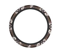 Elastic steering wheel cover YYHHAOFA Husky Dog Pattern comfortable and non-slip, relieves hand fatigue, suitable for cars and trucks