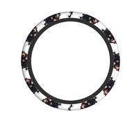 Elastic Steering Wheel Cover YYHWHJDE A mysterious monster appears Prints Fits Most Vehicles Including Sedans, SUVs, ATVs, and Trucks