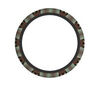 Elastic Steering Wheel Cover YYHWHJDE Coffee cats drink coffee Prints Fits Most Vehicles Including Sedans, SUVs, ATVs, and Trucks