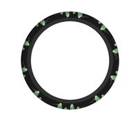 Elastic Steering Wheel Cover YYHWHJDE Countryside Hill Road Pattern Fits Most Vehicles Including Sedans, SUVs, ATVs, and Trucks