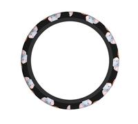 Elastic Steering Wheel Cover YYHWHJDE Elephant Sitting On A Mushroom Pattern Fits Most Vehicles Including Sedans, SUVs, ATVs, and Trucks