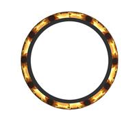 Elastic Steering Wheel Cover YYHWHJDE Farm Sunflower Pattern Anti-Slip, Durable, Fits Most Vehicles