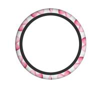 Elastic Steering Wheel Cover YYHWHJDE Sketch Love Heart Pattern Fits Most Vehicles Including Sedans, SUVs, ATVs, and Trucks