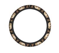 Elastic Steering Wheel Cover YYHWHJDE Skull in the pit Prints Fits Most Vehicles Including Sedans, SUVs, ATVs, and Trucks