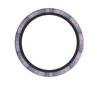 Elastic Steering Wheel Cover YYHWHJDE Sledding on snowy hill Prints Fits Most Vehicles Including Sedans, SUVs, ATVs, and Trucks