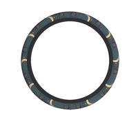 Elastic Steering Wheel Cover YYHWHJDE Stars And Moon Pattern Fits Most Vehicles Including Sedans, SUVs, ATVs, and Trucks