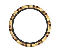 Elastic Steering Wheel Cover YYHWHJDE The windmill on the grassland Picture Anti-Slip, Durable, Fits Most Vehicles