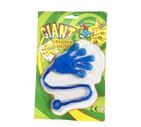 Elastic Sticky Hands - Small Stretchy Prank Toys, Thermoplastic Rubber Soft Palm Toy, Lightweight 27g Color Random Design | Entertaining Goodie Bag Stuffer For Boys Girls Home School Outdoor Traveling